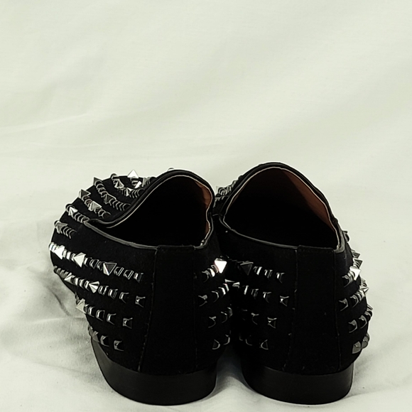 Studded black Loafers men's 8.5 - Picture 6 of 8